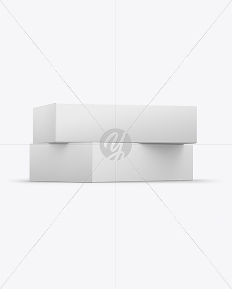 Two Paper Boxes Mockup