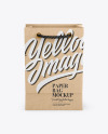 Kraft Paper Bag Mockup