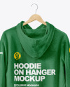 Hoodie on Hanger Mockup