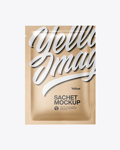Kraft Sachet Mockup