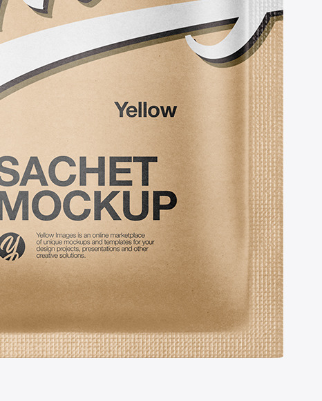 Kraft Sachet Mockup