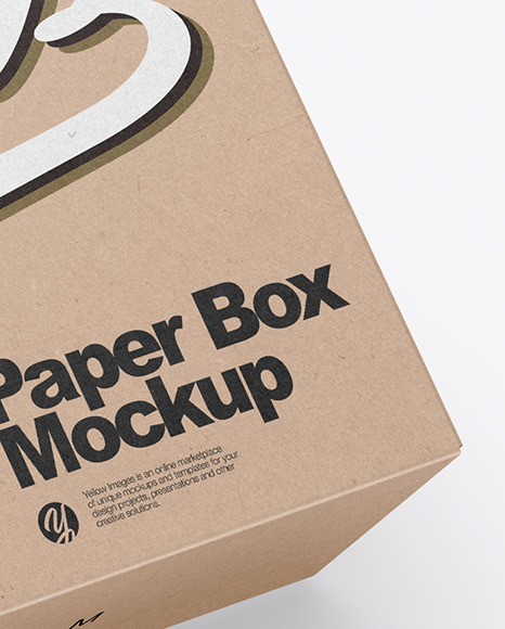 Two Kraft Boxes Mockup