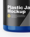 Glossy Plastic Jar Mockup