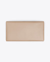 Kraft Matte Chocolate Bar Mockup - Top View