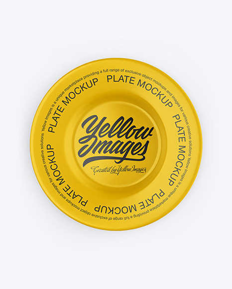 Glossy Plate Mockup