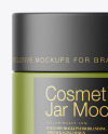 Matte Cosmetic Jar Mockup