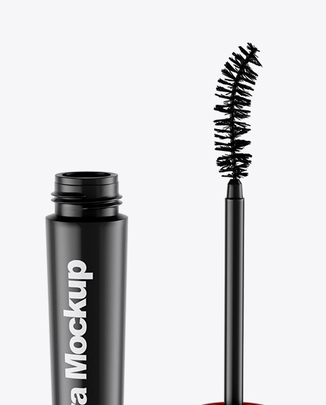 Opened Matte Mascara Mockup