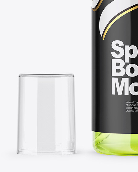 Clear Spray Bottle Mockup