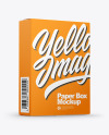 Paper Box Mockup Paper Box Mockup