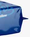 Glossy Food Bag Mockup - Half Side View