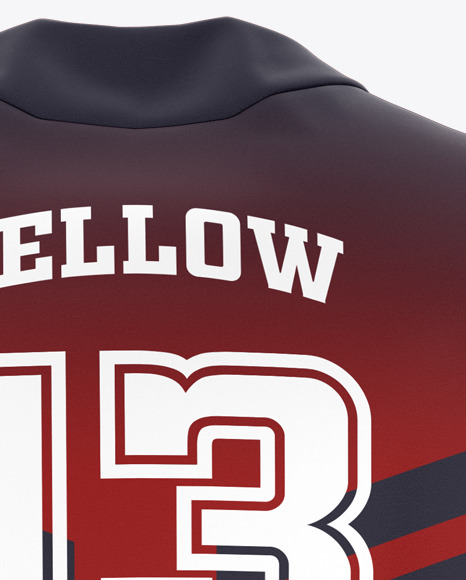 Basketball Uniform Mockup - Back View