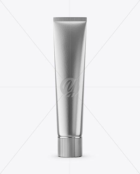 Metallic Cosmetic Tube Mockup