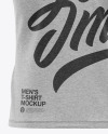 Men's Heather Pocket T-Shirt - Back View