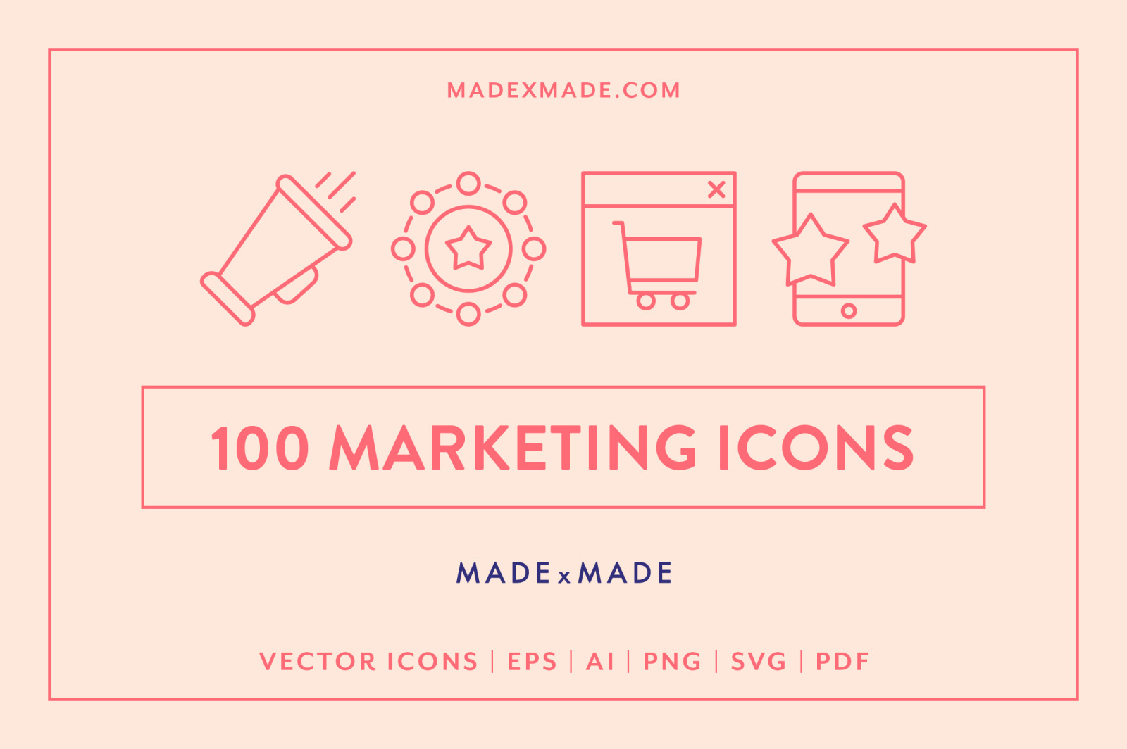 Line Icons – Marketing