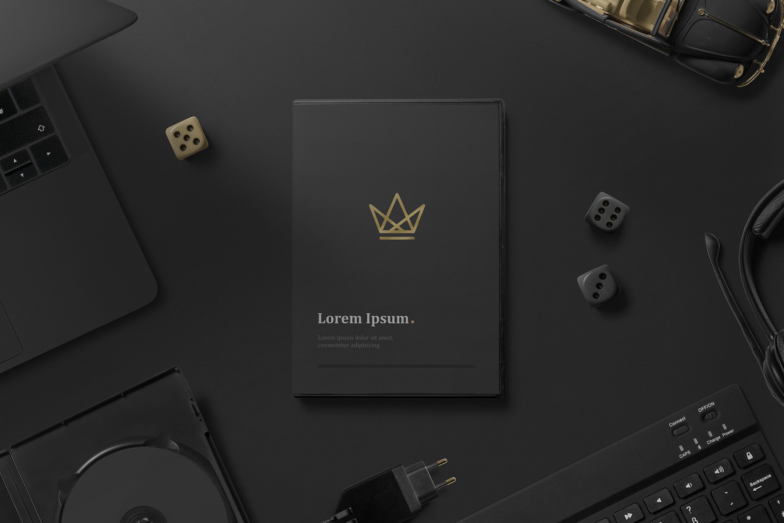 Black Branding Mockups Vol.1 Black Branding Mockups Vol.1