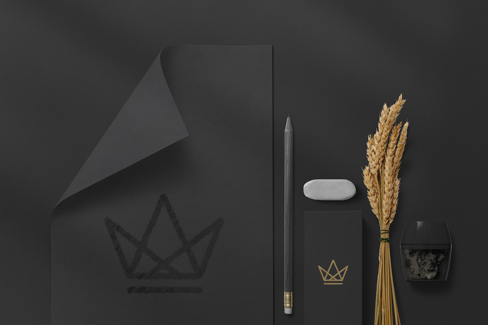 Black Branding Mockups Vol.2 Black Branding Mockups Vol.2