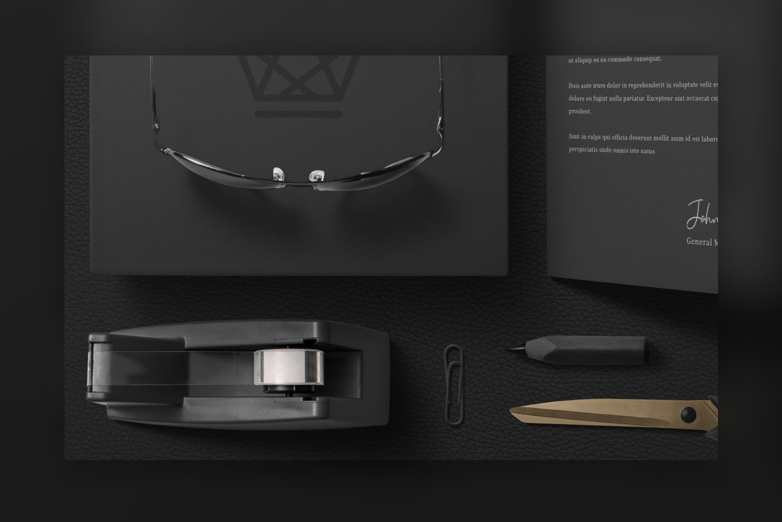 Black Branding Mockups Vol.2