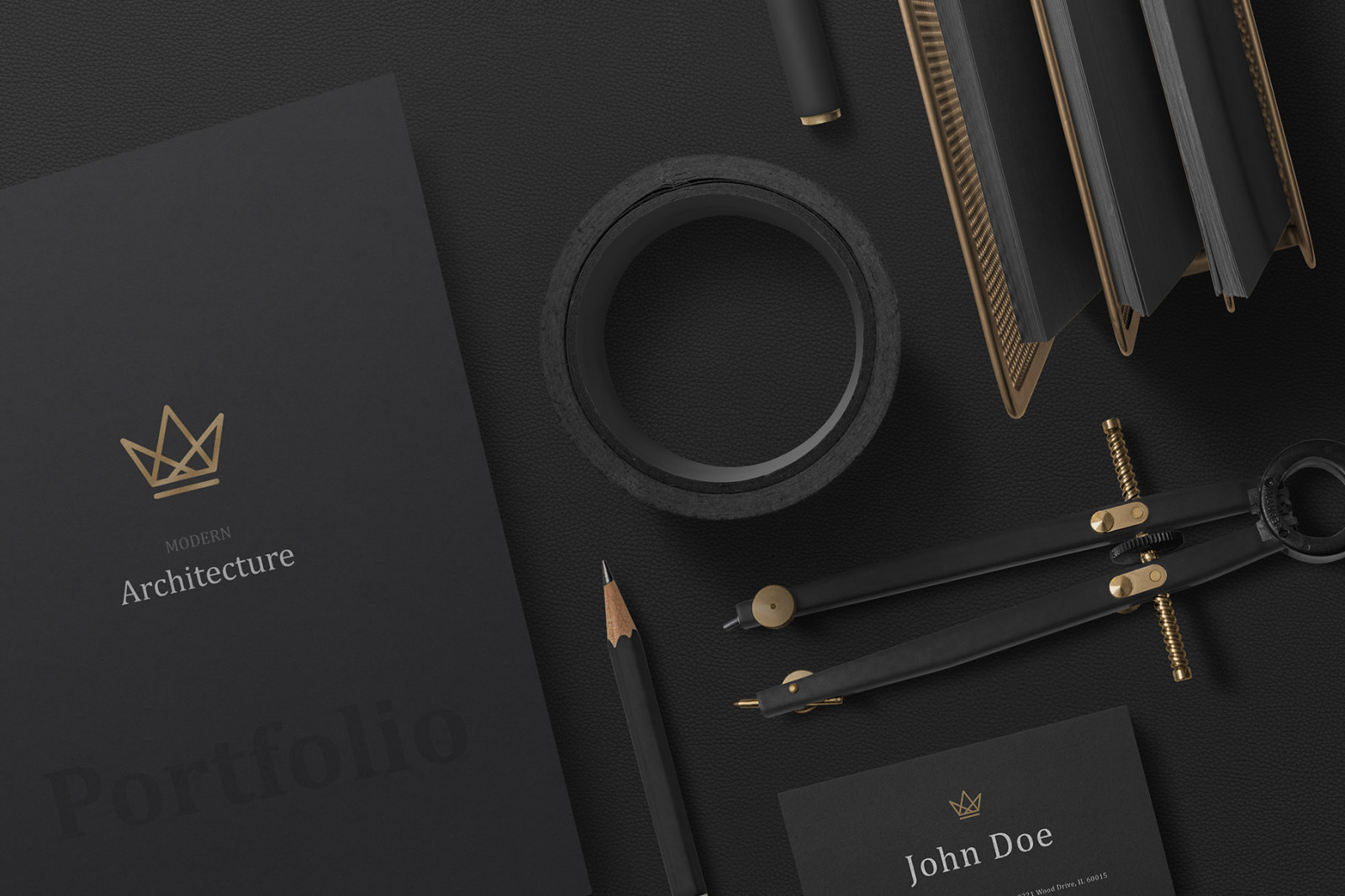 Black Branding Mockups Vol.3 Black Branding Mockups Vol.3