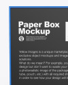 Paper Box Mockup Paper Box Mockup