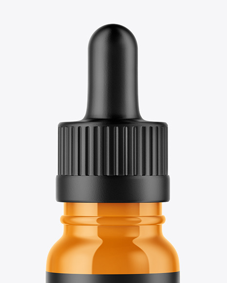 Glossy Dropper Bottle Mockup