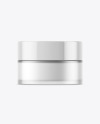 Frosted Glass Cosmetic Jar Mockup