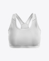 Sports Bra Mockup - Front View