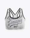 Sports Bra Mockup - Front View