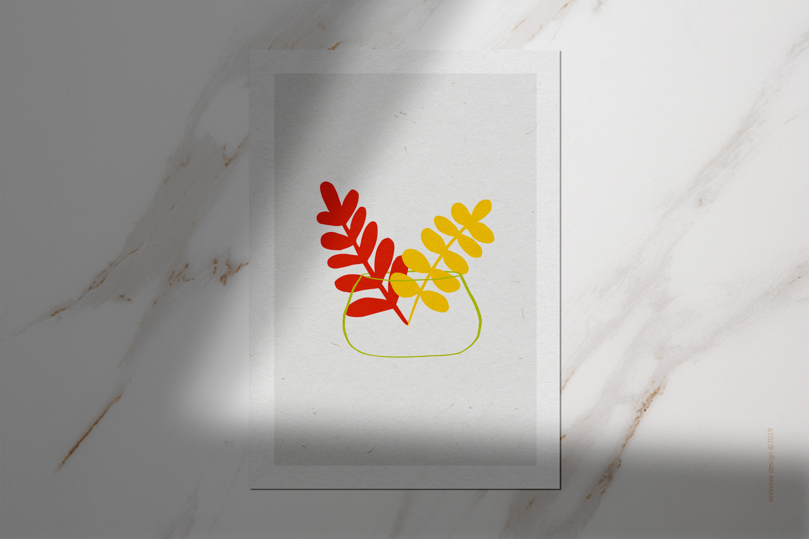 Aloha! Abstract Fruits & Leaves Aloha! Abstract Fruits & Leaves