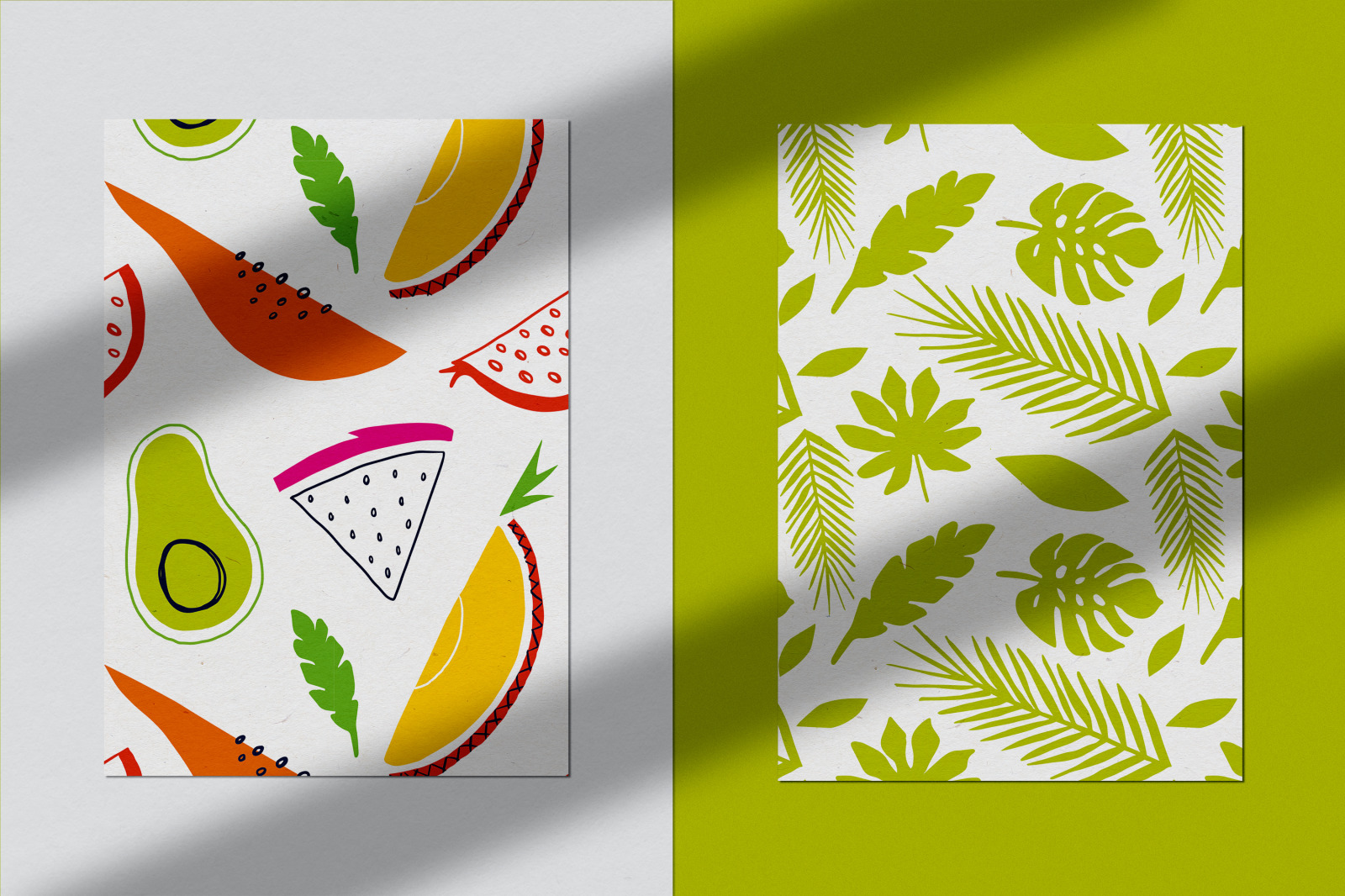 Aloha! Abstract Fruits & Leaves Aloha! Abstract Fruits & Leaves