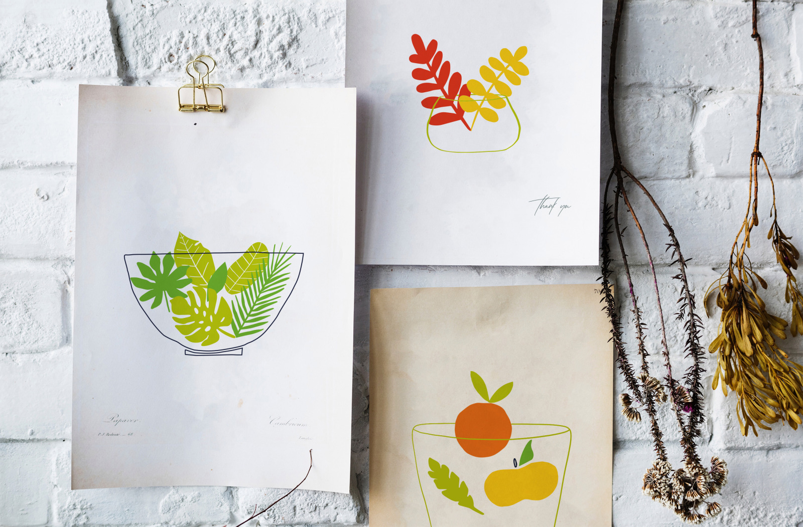 Aloha! Abstract Fruits & Leaves Aloha! Abstract Fruits & Leaves