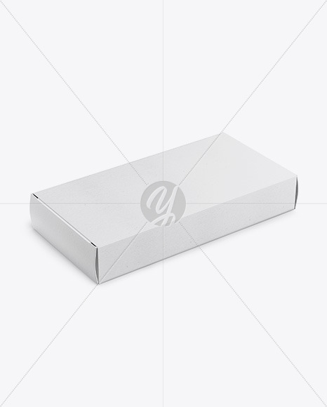 Paper Pills Box Mockup - Halfside View (high-angle shot)