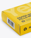 Paper Pills Box Mockup - Halfside View (high-angle shot)