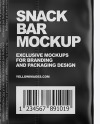 Matte Snack Bar Mockup