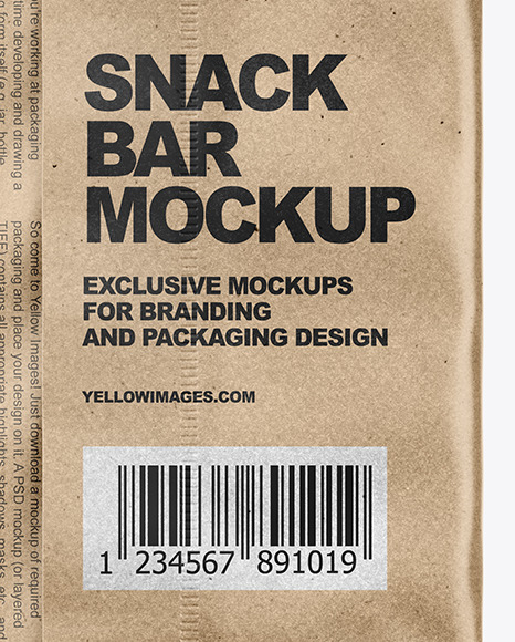 Kraft Snack Bar Mockup