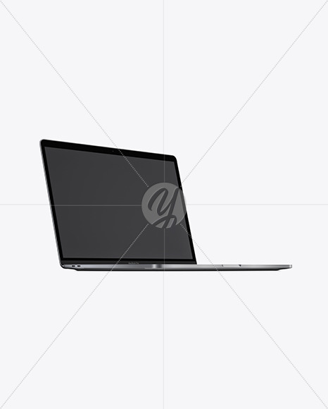 Space Gray MacBook Pro Mockup