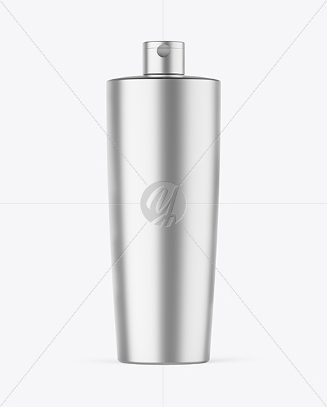 Metallized Cosmetic Bottle Mockup