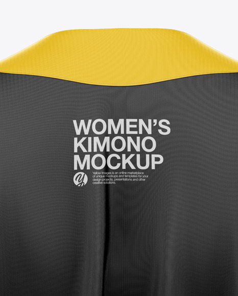 Women's Short Kimono Mockup