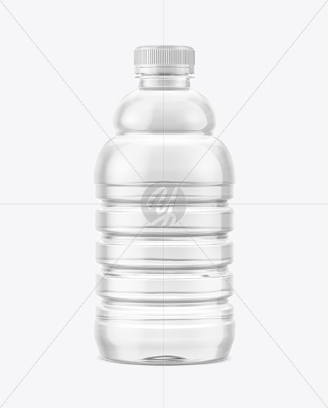 Water Bottle with Condensation Mockup