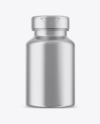 Metallic Pills Bottle Mockup