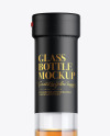 Clear Glass Cognac Bottle Mockup