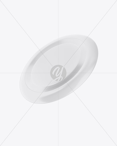 Glossy Frisbee Mockup