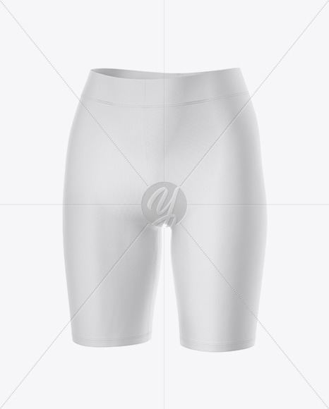 Women&#039;s Leggings Shorts - Front Half Side View