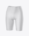 Women's Leggings Shorts - Front Half Side View