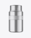 Metallic Thermos Mockup