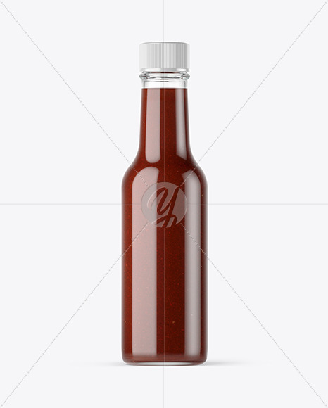 BBQ Sauce Bottle Mockup