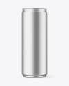 Matte Metallic Drink Can Mockup