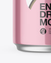 Metallic Drink Can Mockup