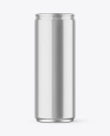 Metallic Drink Can Mockup