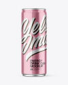 Metallic Drink Can Mockup