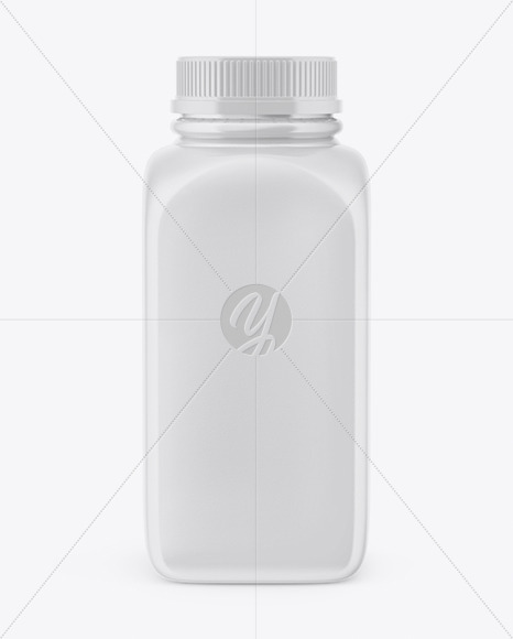 Matte Plastic Bottle Mockup